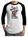 TooLoud To infinity and beyond Adult Raglan Shirt-Mens-Tshirts-TooLoud-White-Black-X-Small-Davson Sales