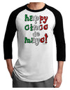 Happy Cinco de Mayo - Cactus Design Adult Raglan Shirt by TooLoud-TooLoud-White-Black-X-Small-Davson Sales