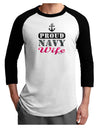 Proud Navy Wife Adult Raglan Shirt-Raglan Shirt-TooLoud-White-Black-X-Small-Davson Sales