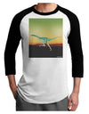 Ornithomimus Velox - Without Name Adult Raglan Shirt by TooLoud-TooLoud-White-Black-X-Small-Davson Sales