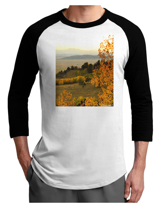 Nature Photography - Gentle Sunrise Adult Raglan Shirt by-Raglan Shirt-TooLoud-White-Black-X-Small-Davson Sales
