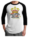 MLK - Only Love Quote Adult Raglan Shirt-Raglan Shirt-TooLoud-White-Black-X-Small-Davson Sales