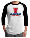 Labor Day - Cheers Adult Raglan Shirt-Raglan Shirt-TooLoud-White-Black-X-Small-Davson Sales