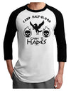 Cabin 13 HadesHalf Blood Adult Raglan Shirt-TooLoud-White-Black-X-Small-Davson Sales