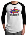 Teacher - Superpower Adult Raglan Shirt-Raglan Shirt-TooLoud-White-Black-X-Small-Davson Sales