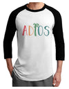 Adios Adult Raglan Shirt-Mens T-Shirt-TooLoud-White-Black-X-Small-Davson Sales