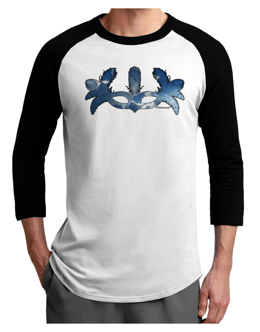 Air Masquerade Mask Adult Raglan Shirt by TooLoud-TooLoud-White-Black-X-Small-Davson Sales