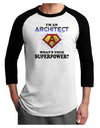Architect - Superpower Adult Raglan Shirt-TooLoud-White-Black-X-Small-Davson Sales