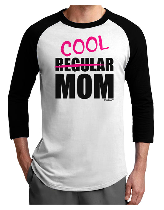 Not A Regular Mom Design Adult Raglan Shirt by TooLoud-TooLoud-White-Black-X-Small-Davson Sales