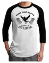 Camp Half Blood Cabin 6 Athena Adult Raglan Shirt by-Raglan Shirt-TooLoud-White-Black-X-Small-Davson Sales