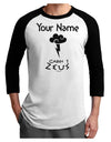 Personalized Cabin 1 Zeus Adult Raglan Shirt by-Raglan Shirt-TooLoud-White-Black-X-Small-Davson Sales