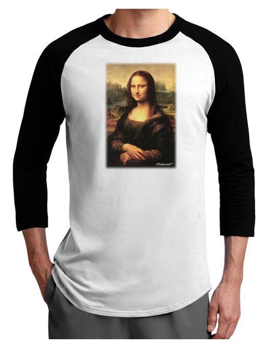 Mona Painting Adult Raglan Shirt-Raglan Shirt-TooLoud-White-Black-X-Small-Davson Sales