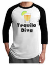 Tequila Diva - Cinco de Mayo Design Adult Raglan Shirt by TooLoud-TooLoud-White-Black-X-Small-Davson Sales