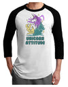 Unicorn Attitude Adult Raglan Shirt-Mens-Tshirts-TooLoud-White-Black-X-Small-Davson Sales
