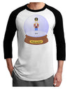 Nutcracker Snow Globe - Red Gold Black Adult Raglan Shirt by TooLoud-TooLoud-White-Black-X-Small-Davson Sales