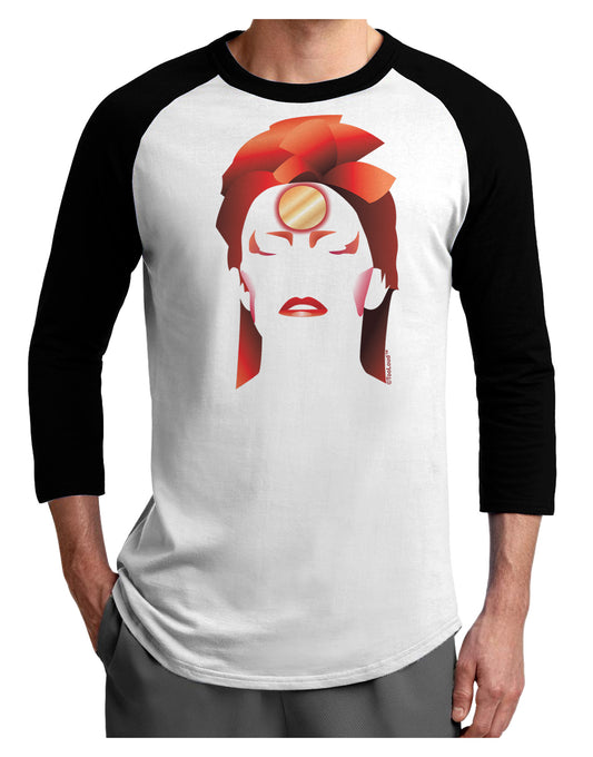 The Zig Adult Raglan Shirt-Raglan Shirt-TooLoud-White-Black-X-Small-Davson Sales