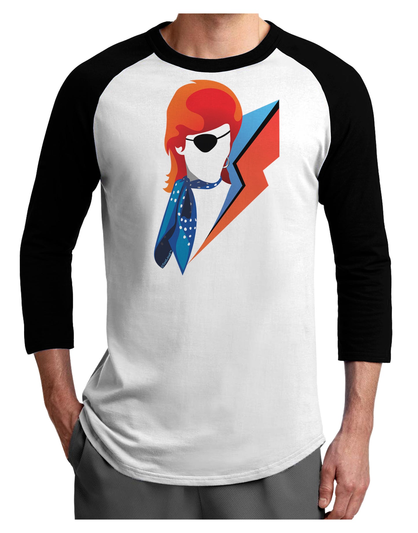 The Glam Rebel Adult Raglan Shirt-Raglan Shirt-TooLoud-White-Black-X-Small-Davson Sales