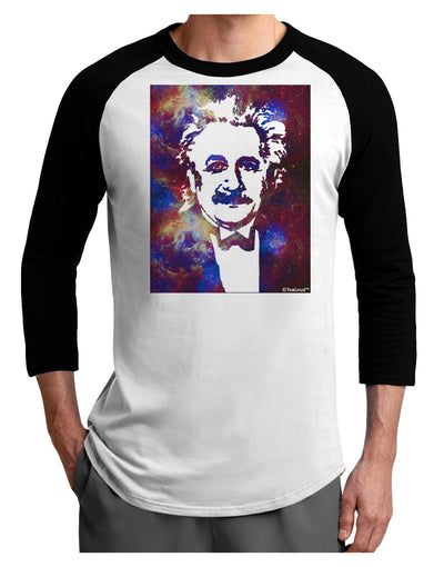 Cosmic Galaxy Adult Raglan Shirt by TooLoud-TooLoud-White-Black-X-Small-Davson Sales