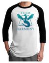 Team Harmony Adult Raglan Shirt-Raglan Shirt-TooLoud-White-Black-X-Small-Davson Sales