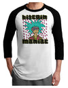 Bitcoin Maniac Crypto Adult Raglan Shirt-Mens T-Shirt-TooLoud-White-Black-X-Small-Davson Sales