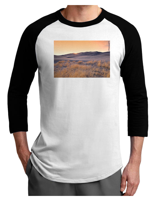 Colorado Sand Dunes Adult Raglan Shirt-Raglan Shirt-TooLoud-White-Black-X-Small-Davson Sales