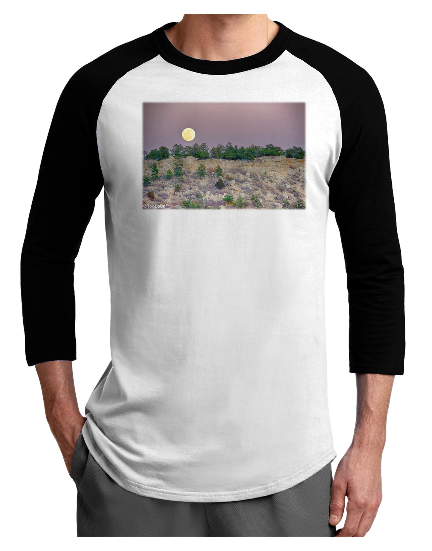 Ute Park Colorado Adult Raglan Shirt by TooLoud-TooLoud-White-Black-X-Small-Davson Sales