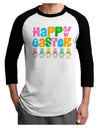 Happy Easter - Tulips Adult Raglan Shirt by TooLoud-TooLoud-White-Black-X-Small-Davson Sales