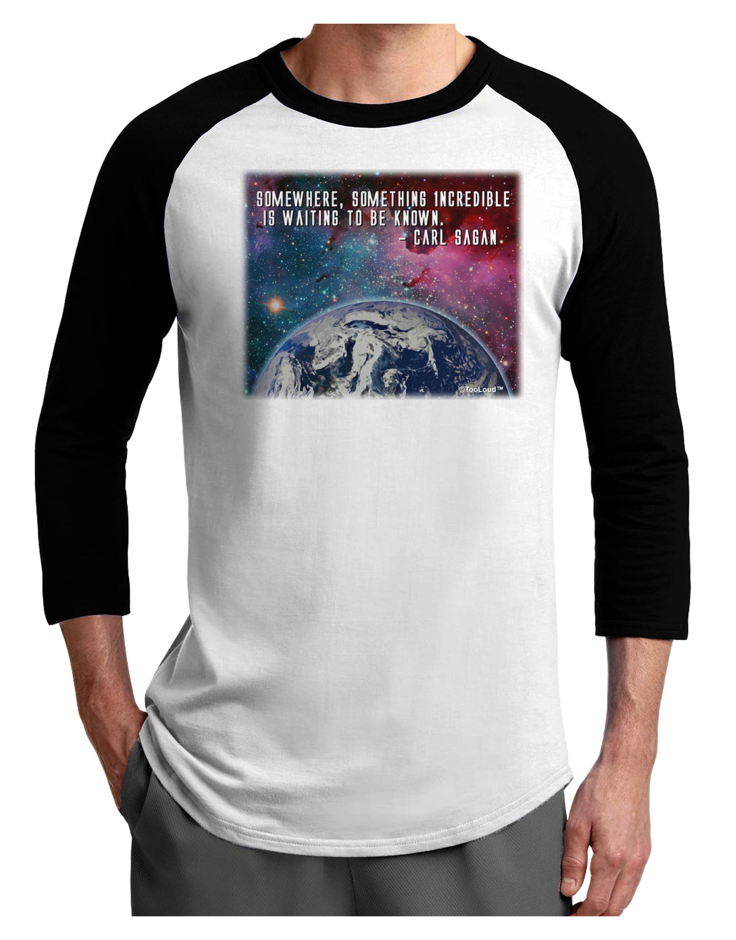 Something Incredible Adult Raglan Shirt-Raglan Shirt-TooLoud-White-Black-X-Small-Davson Sales