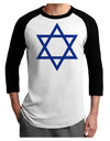 Jewish Star of David Adult Raglan Shirt by TooLoud-TooLoud-White-Black-X-Small-Davson Sales