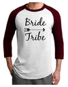 TooLoud Bride Tribe Adult Raglan Shirt-Mens-Tshirts-TooLoud-White-Cardinal-X-Small-Davson Sales