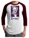 Cosmic Galaxy - E equals mc2 Adult Raglan Shirt by TooLoud-TooLoud-White-Cardinal-X-Small-Davson Sales