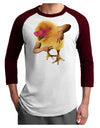 Bro Chick Adult Raglan Shirt-Mens-Tshirts-TooLoud-White-Cardinal-X-Small-Davson Sales