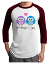 Owl Always Love You Adult Raglan Shirt by TooLoud-TooLoud-White-Cardinal-X-Small-Davson Sales