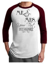Personalized Mr and Mrs -Name- Established -Date- Design Adult Raglan Shirt-TooLoud-White-Cardinal-X-Small-Davson Sales