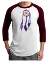 Graphic Feather Design - Galaxy Dreamcatcher Adult Raglan Shirt by TooLoud-TooLoud-White-Cardinal-X-Small-Davson Sales