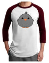 Cute Little Chick - Black Adult Raglan Shirt by TooLoud-TooLoud-White-Cardinal-X-Small-Davson Sales