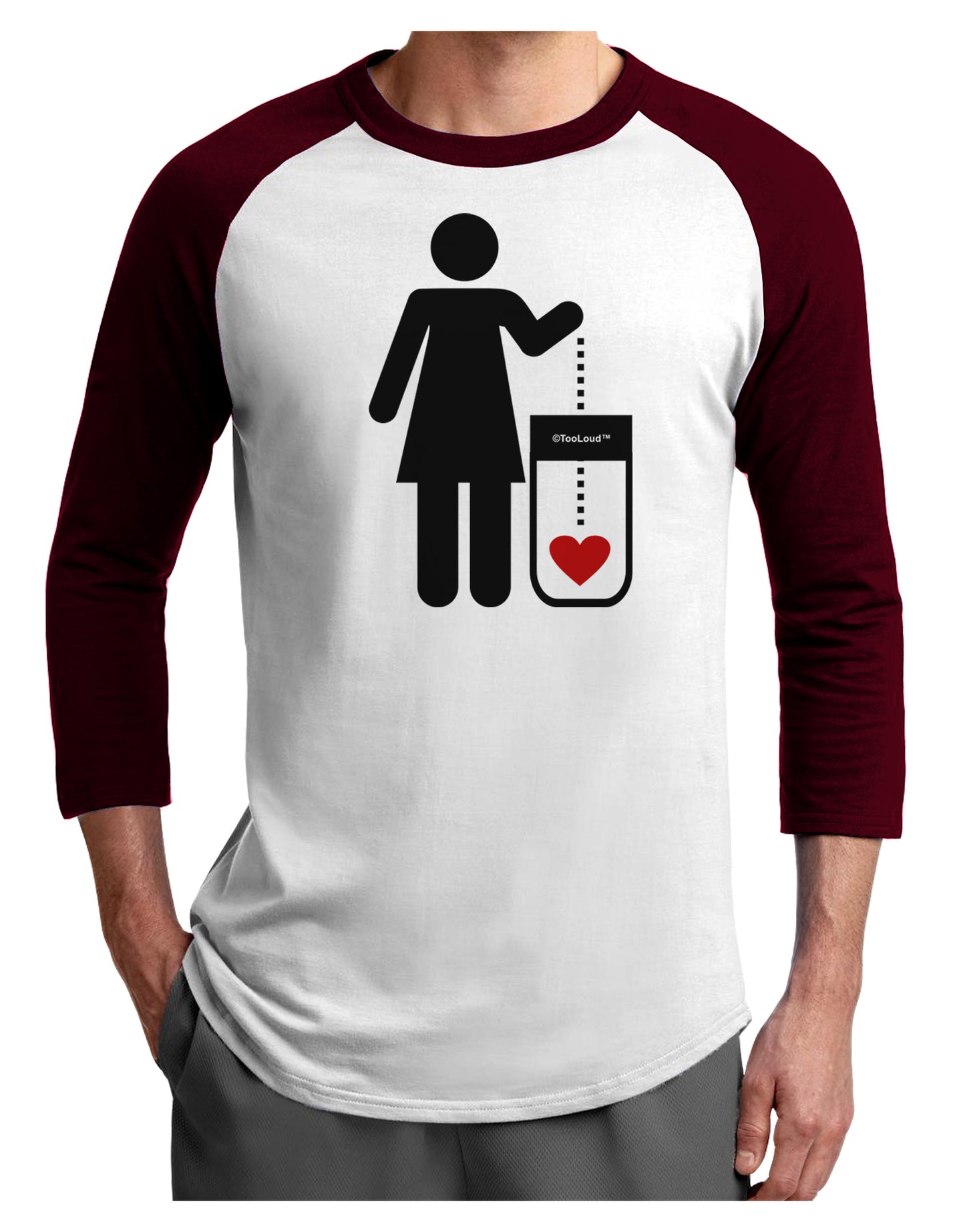 Single and Happy - Single Woman Adult Raglan Shirt by TooLoud-TooLoud-White-Cardinal-X-Small-Davson Sales