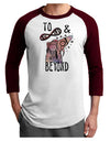 TooLoud To infinity and beyond Adult Raglan Shirt-Mens-Tshirts-TooLoud-White-Cardinal-X-Small-Davson Sales