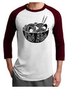 Pho Sho Adult Raglan Shirt-Mens T-Shirt-TooLoud-White-Cardinal-X-Small-Davson Sales