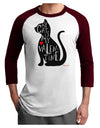 My Cat Is My Valentine Adult Raglan Shirt by TooLoud-TooLoud-White-Cardinal-X-Small-Davson Sales