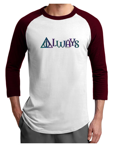 Always Magic Symbol Adult Raglan Shirt by TooLoud-TooLoud-White-Cardinal-X-Small-Davson Sales