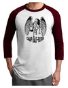 Camp Half-Blood Pegasus Adult Raglan Shirt-Mens T-Shirt-TooLoud-White-Cardinal-X-Small-Davson Sales