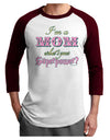 I'm a Mom - What's Your Superpower - Pink Adult Raglan Shirt by TooLoud-Hats-TooLoud-White-Cardinal-X-Small-Davson Sales