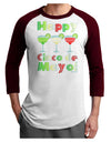 Margaritas - Mexican Flag Colors - Happy Cinco de Mayo Adult Raglan Shirt by TooLoud-TooLoud-White-Cardinal-X-Small-Davson Sales