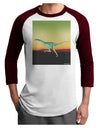 Ornithomimus Velox - Without Name Adult Raglan Shirt by TooLoud-TooLoud-White-Cardinal-X-Small-Davson Sales