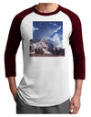 Mountain Pop Out Adult Raglan Shirt by TooLoud-TooLoud-White-Cardinal-X-Small-Davson Sales