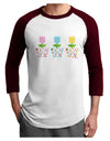 Three Easter Tulips Adult Raglan Shirt by TooLoud-TooLoud-White-Cardinal-X-Small-Davson Sales