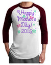 Happy Mother's Day (CURRENT YEAR) Adult Raglan Shirt by TooLoud-TooLoud-White-Cardinal-X-Small-Davson Sales