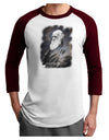 Charles Darwin In Space Adult Raglan Shirt by TooLoud-TooLoud-White-Cardinal-X-Small-Davson Sales