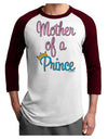 Mother of a Prince - Matching Mom and Son Design Adult Raglan Shirt by TooLoud-TooLoud-White-Cardinal-X-Small-Davson Sales